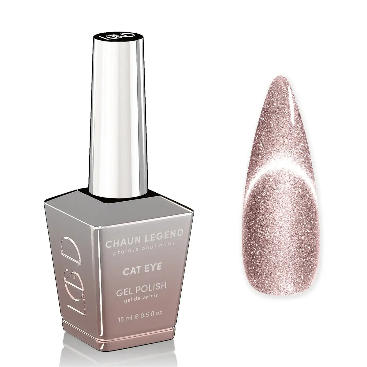 ATL- LGCE11 Blush Crystals | Chaun Legend Cat Eye Gel Polish