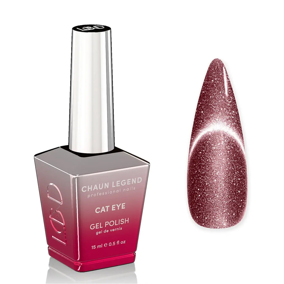 ATL- LGCE13 Scarlet Celebration | Chaun Legend Cat Eye Gel Polish