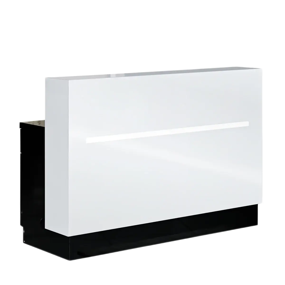 Whale Spa- Lux BW2 Stripes Reception Desk