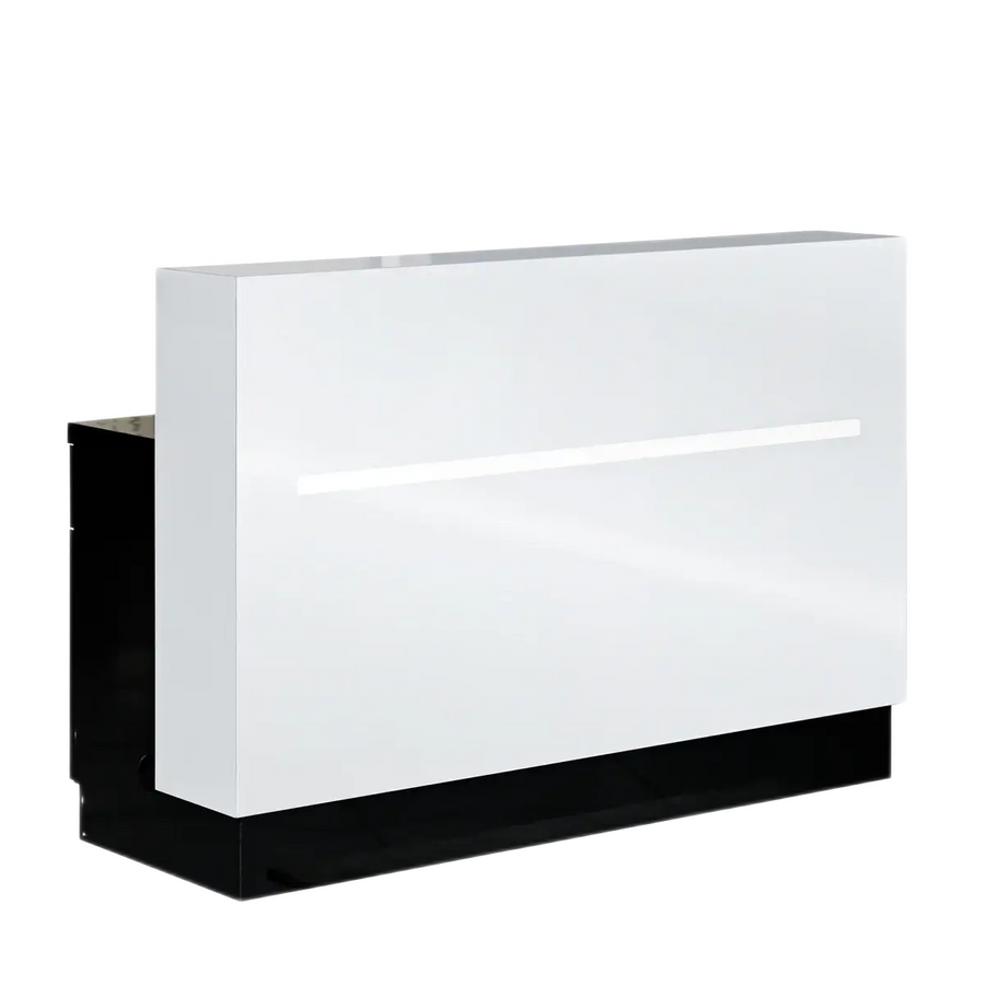 Whale Spa- Lux BW2 Stripes Reception Desk