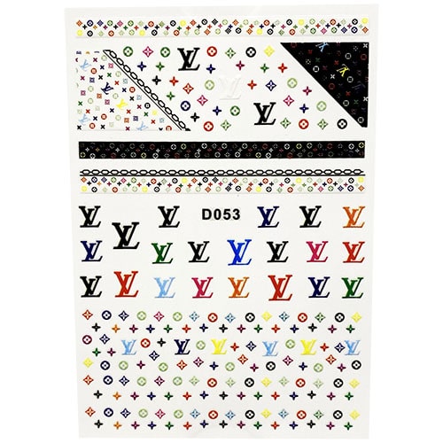 ATL- Louis Vuitton Nail Art Stickers | #3-9-2