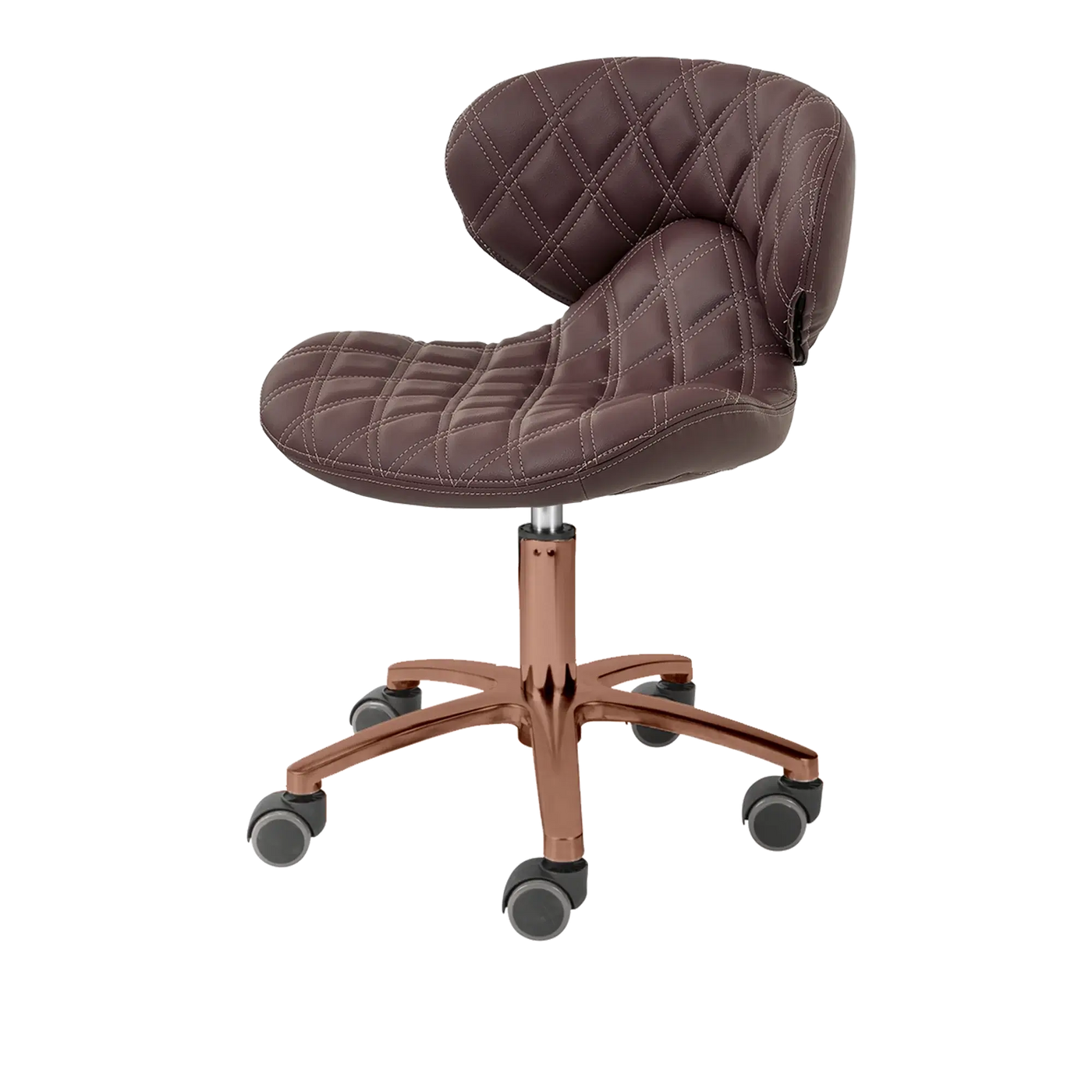 Whale Spa- Lexi Pro - Double Diamond Gold Edition Technician Stool 1009L