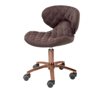 Whale Spa- Lexi Pro - Double Diamond Gold Edition Technician Stool 1009L