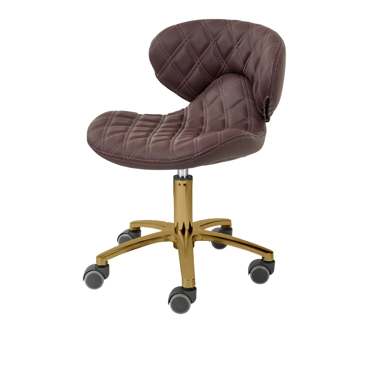 Whale Spa- Lexi Pro - Double Diamond Gold Edition Technician Stool 1009L