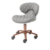 Whale Spa- Lexi Pro - Double Diamond Gold Edition Technician Stool 1009L