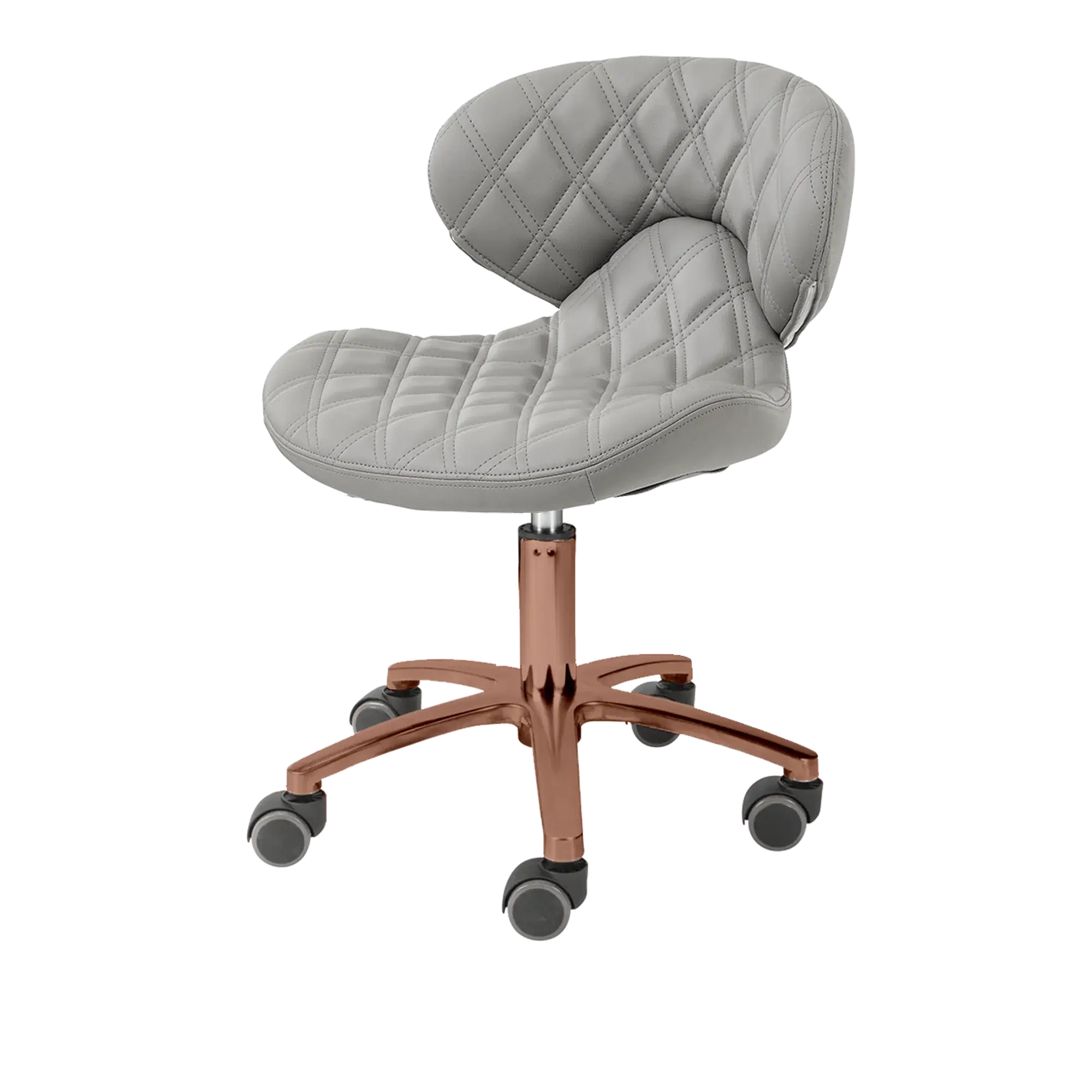Whale Spa- Lexi Pro - Double Diamond Gold Edition Technician Stool 1009L