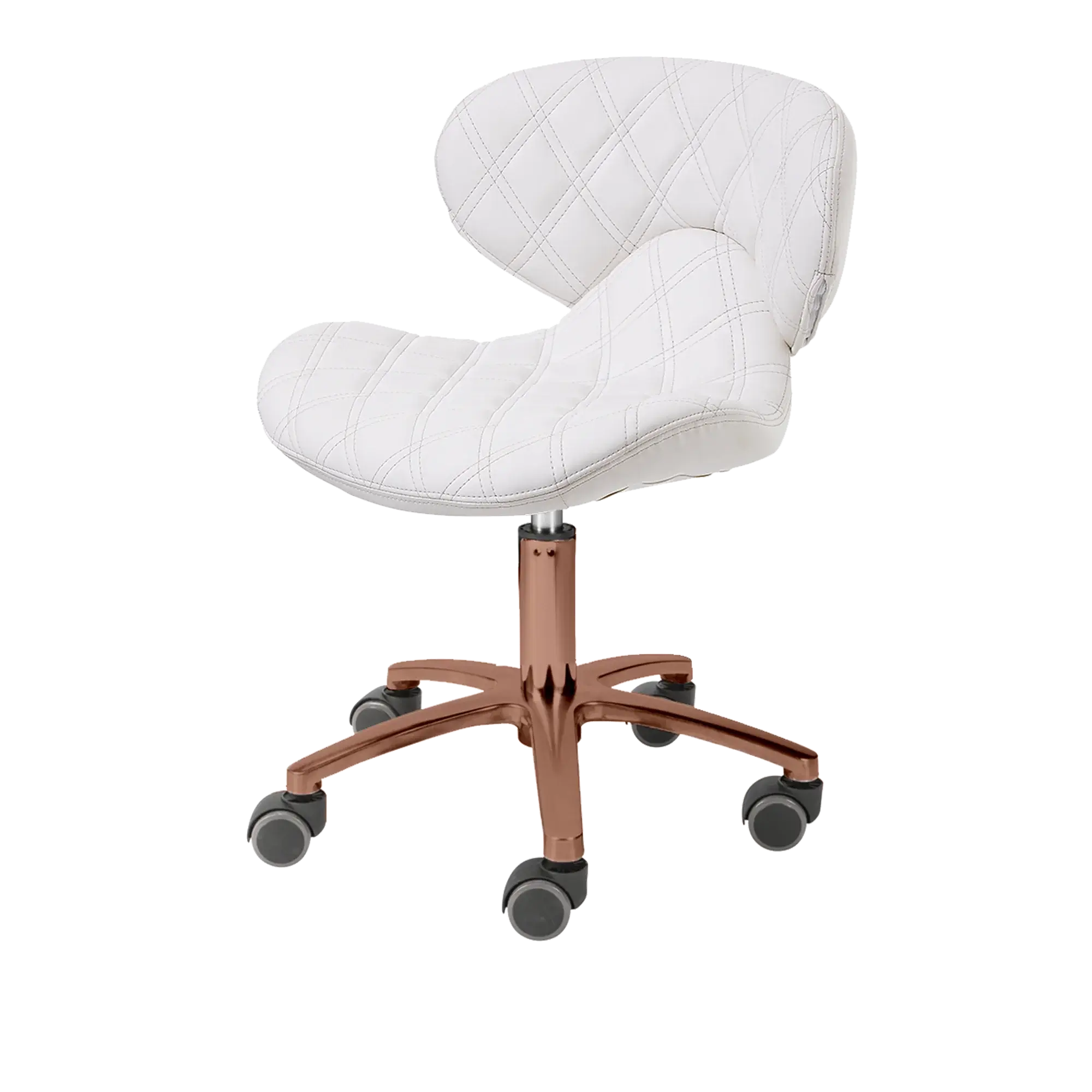 Whale Spa- Lexi Pro - Double Diamond Gold Edition Technician Stool 1009L
