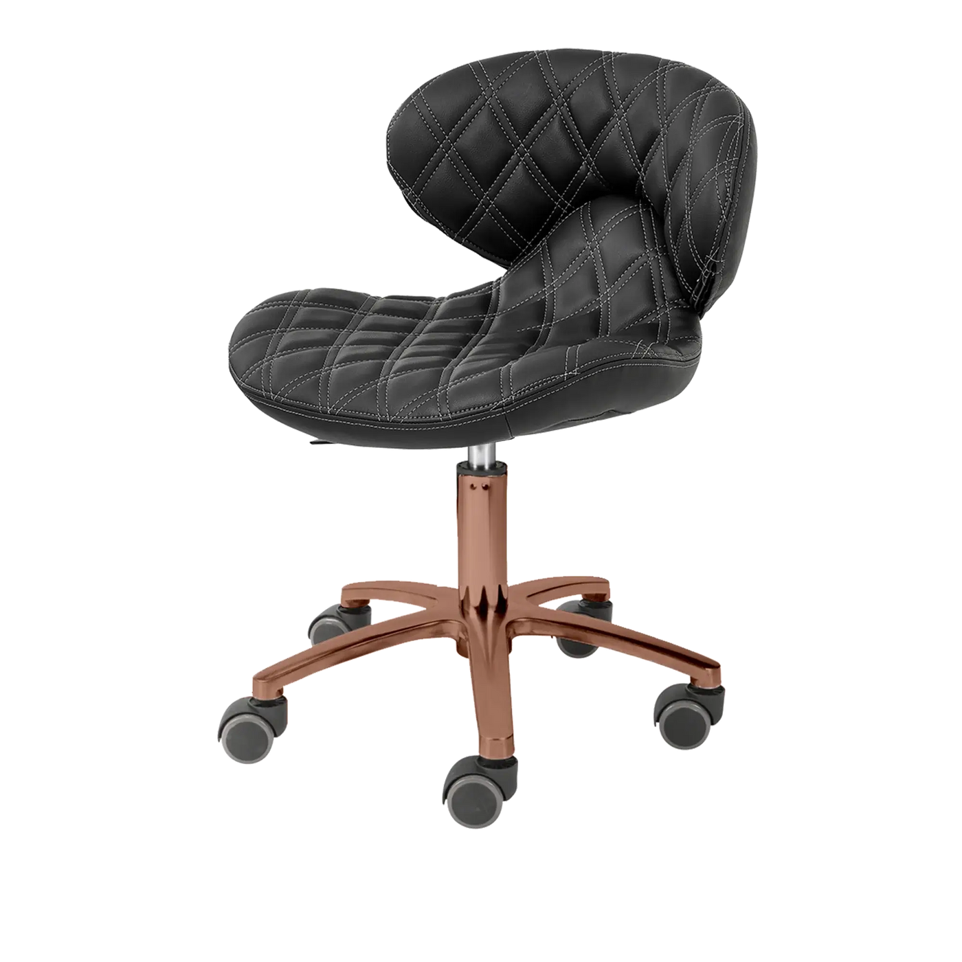 Whale Spa- Lexi Pro - Double Diamond Gold Edition Technician Stool 1009L