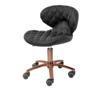 Whale Spa- Lexi Pro - Double Diamond Gold Edition Technician Stool 1009L