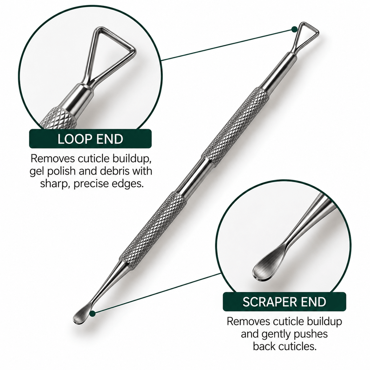 ATL- Cuticle Loop / Gel Remover & Scraper