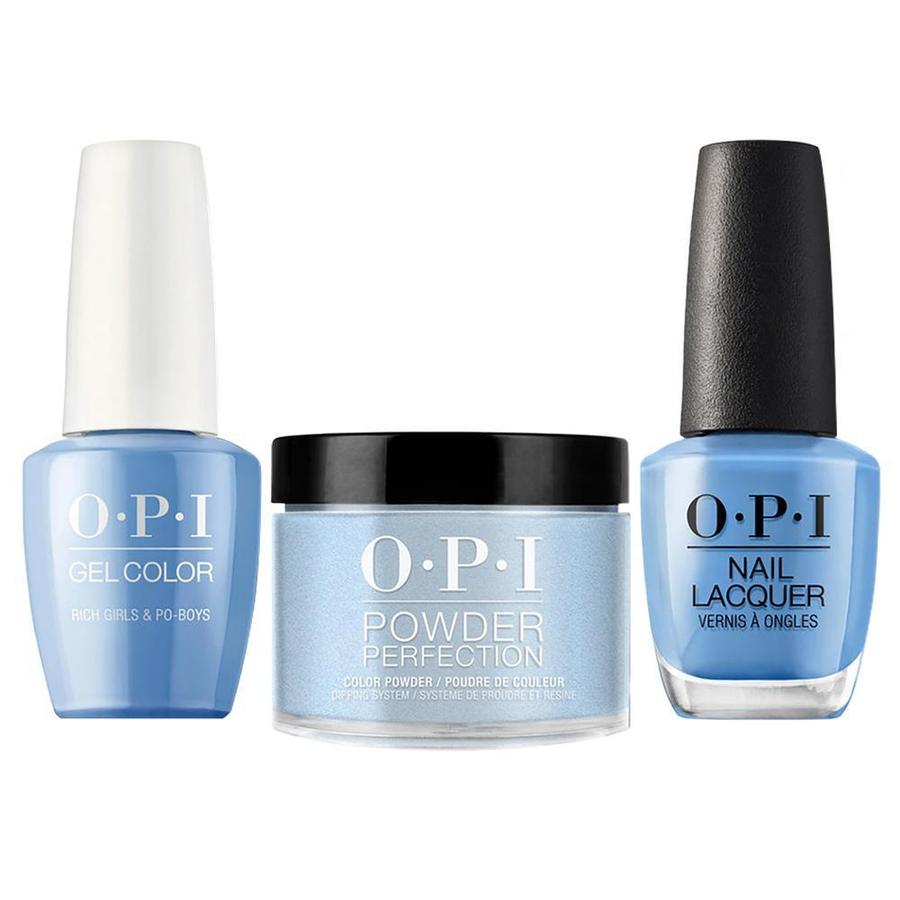 ATL- Rich Girls & Po-Boys #N61 | OPI Trio: Gel, Polish, Dip