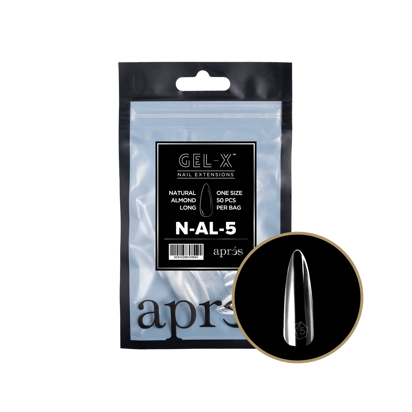 ATL- Natural Almond Refill Bags Gel-X Tips | APRES