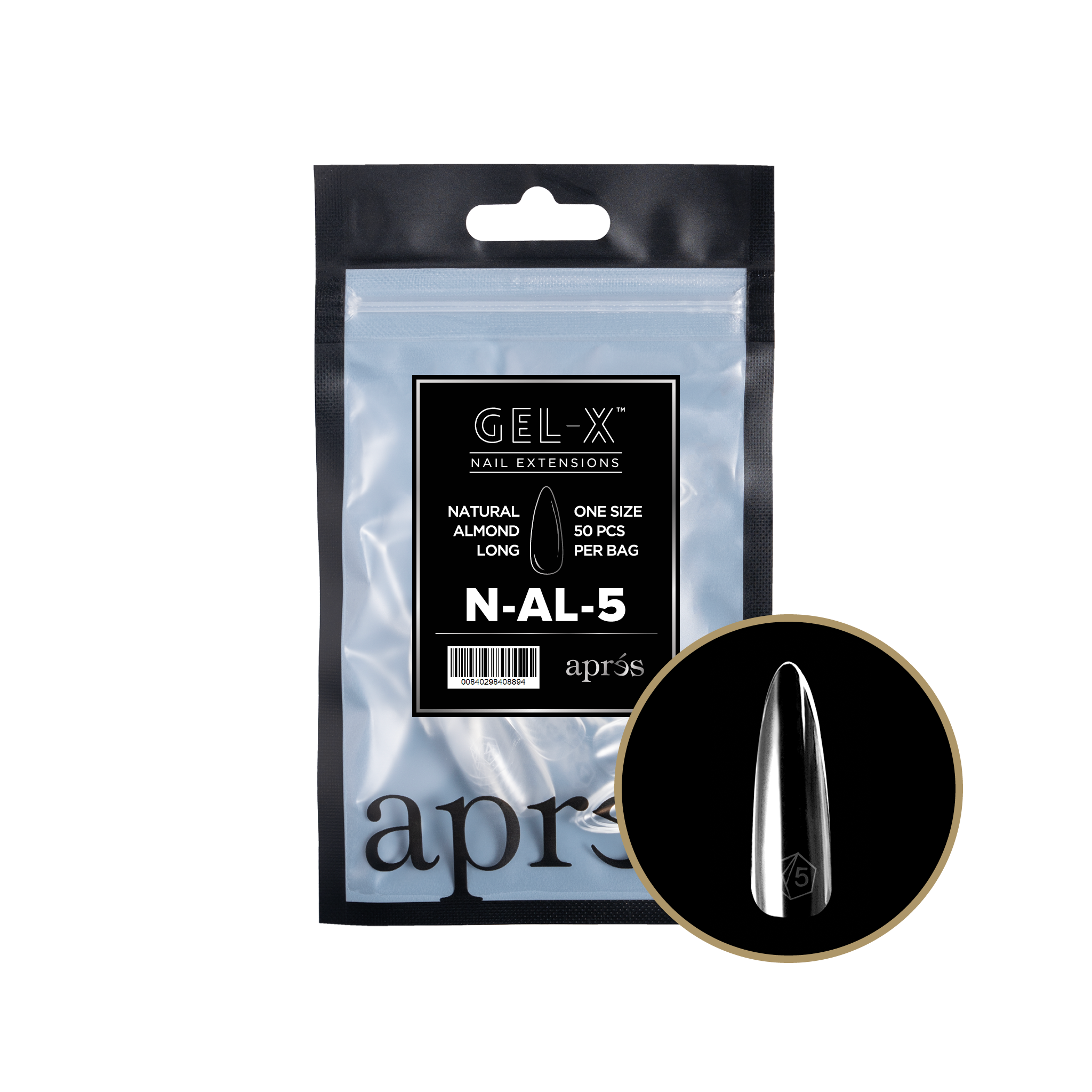 ATL- Natural Almond Refill Bags Gel-X Tips | APRES