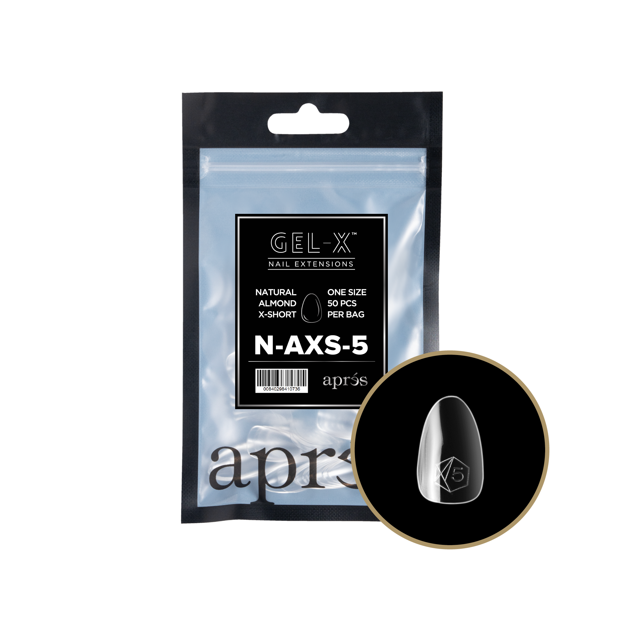 ATL- Natural Almond Refill Bags Gel-X Tips | APRES