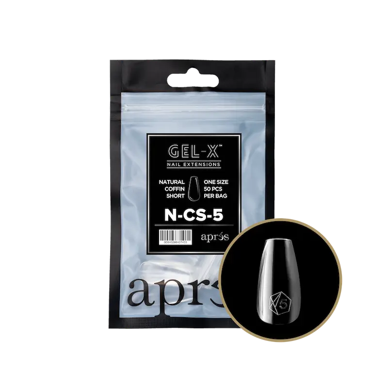 ATL- Natural Coffin Refill Bags Gel-X Tips | APRES