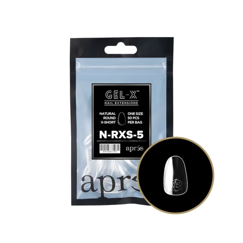 ATL- Natural Round Refill Bags Gel-X Tips | APRES