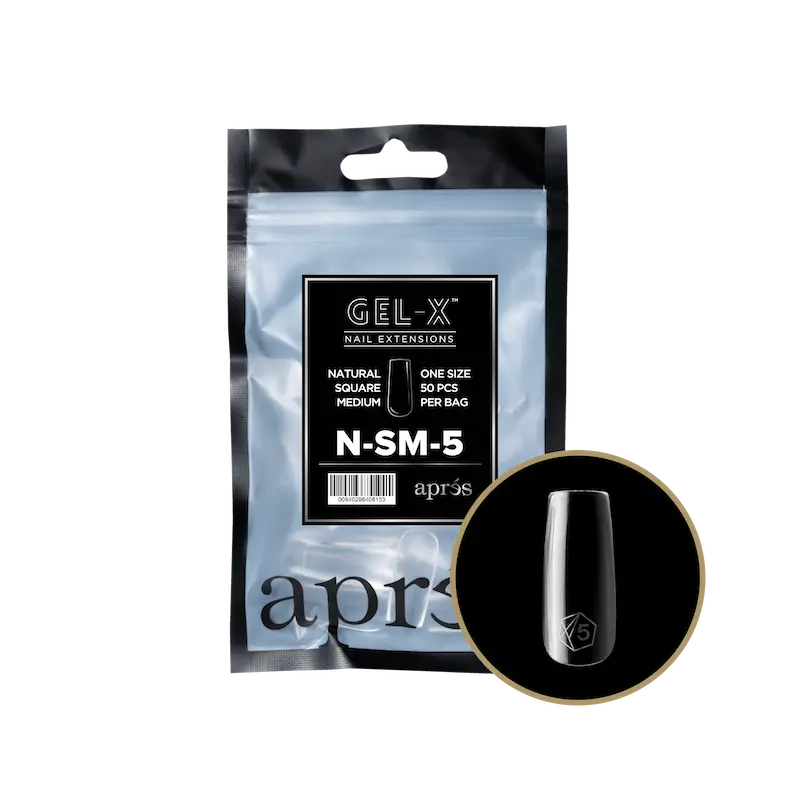 ATL- Natural Square Refill Bags Gel-X Tips | APRES