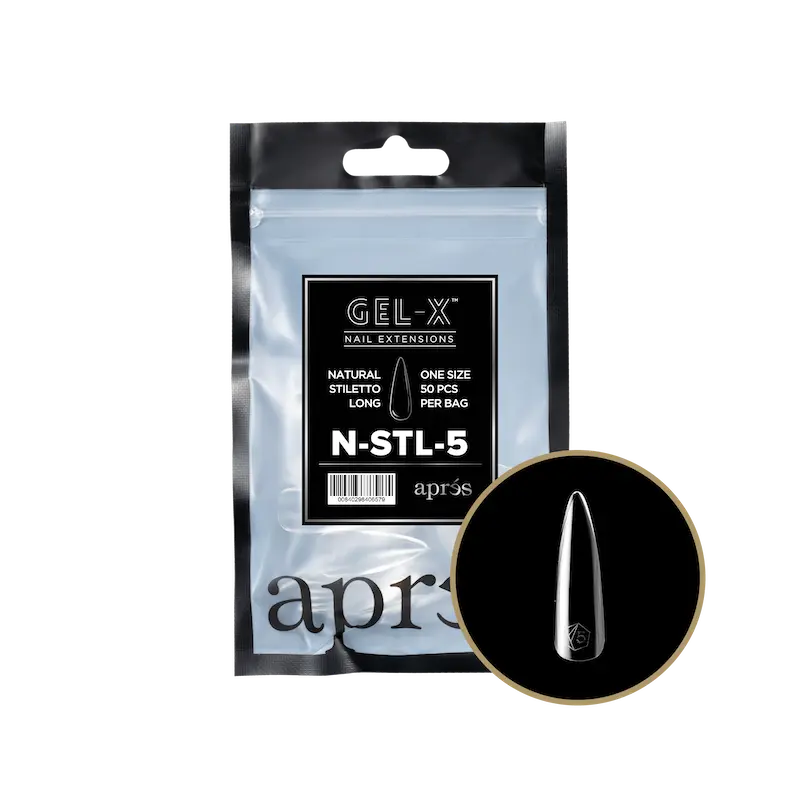 ATL- Natural Stiletto Refill Bags Gel-X Tips | APRES