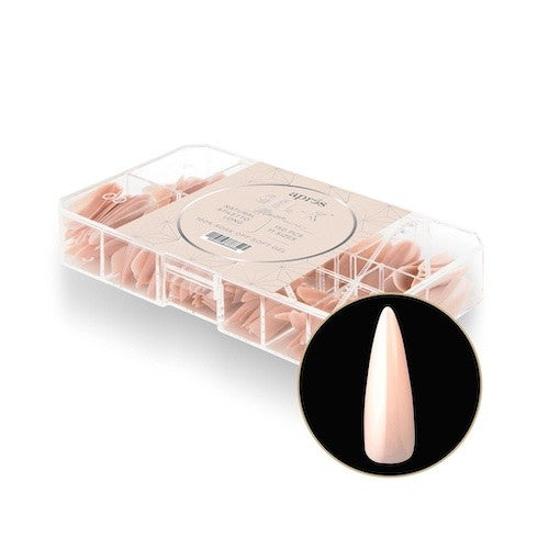 ATL- Gel-X™ Neutrals Maisie Natural Stiletto Box of Tips | APRES