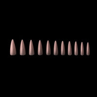 ATL- Gel-X™ Neutrals Mia Natural Stiletto Box of Tips | APRES