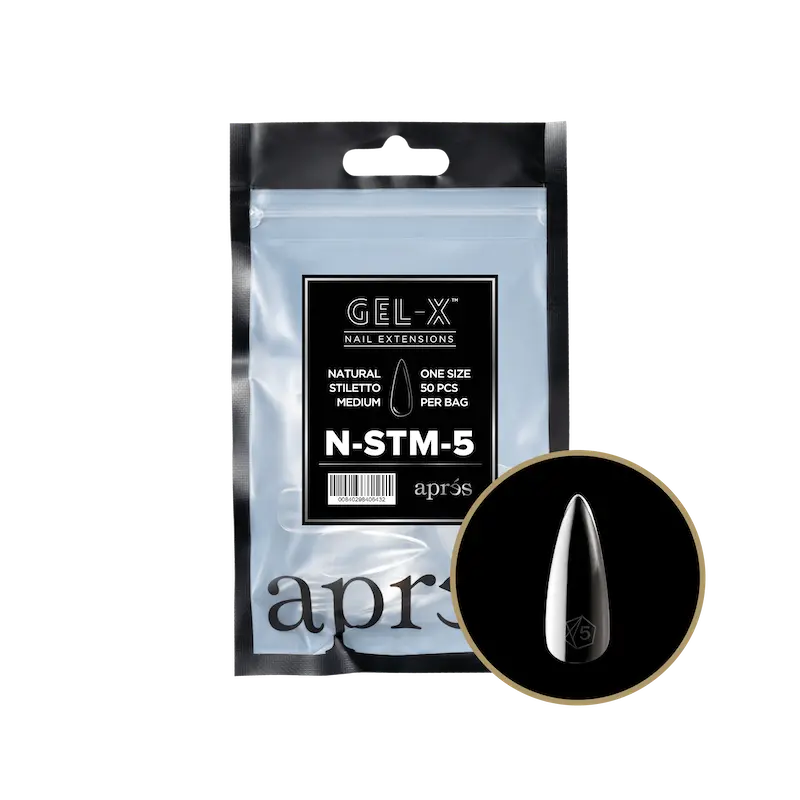 ATL- Natural Stiletto Refill Bags Gel-X Tips | APRES