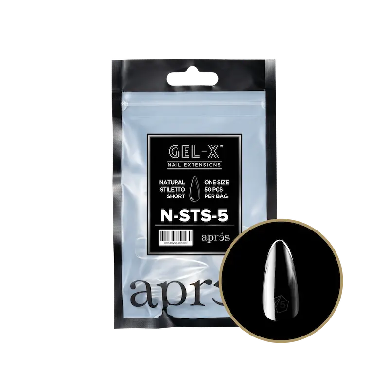 ATL- Natural Stiletto Refill Bags Gel-X Tips | APRES