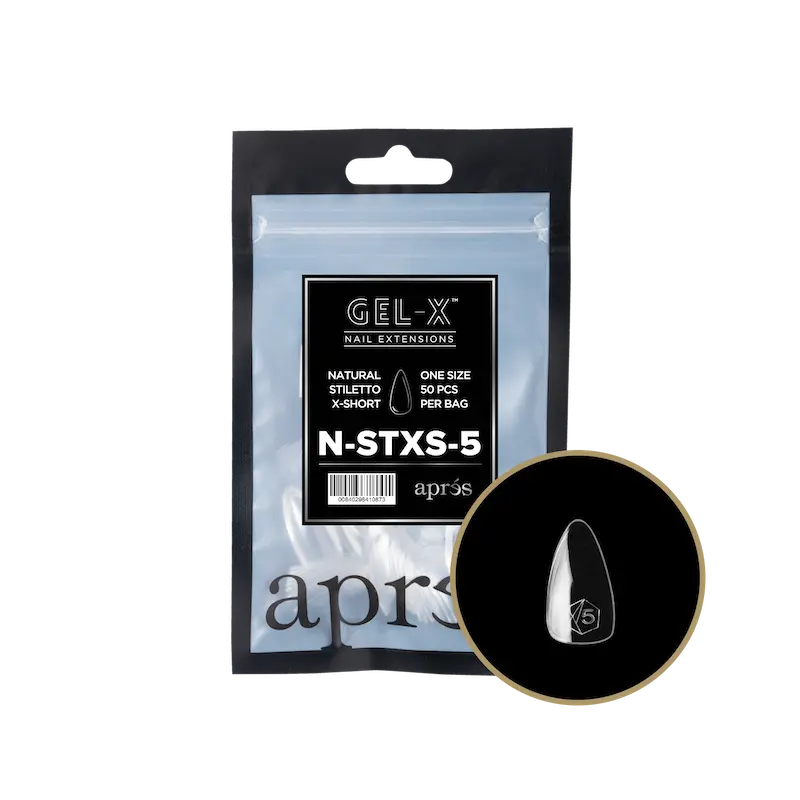 ATL- Natural Stiletto Refill Bags Gel-X Tips | APRES