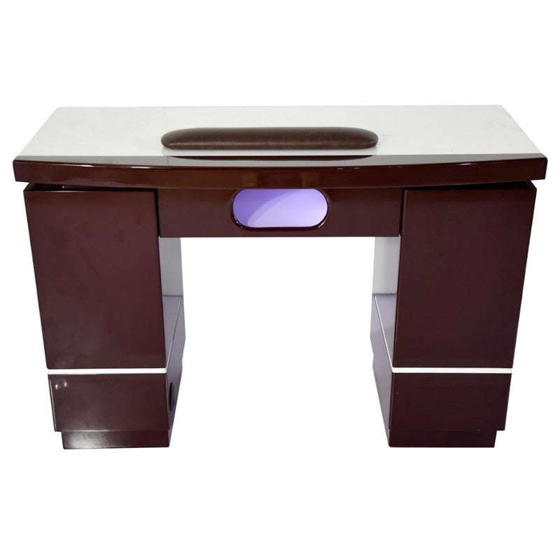 ARMANI NAIL TABLE WITH LED HOLE - CAFELLE