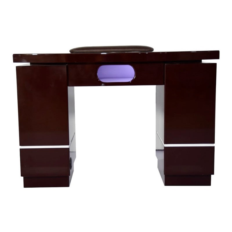 ARMANI NAIL TABLE WITH LED HOLE - CAFELLE