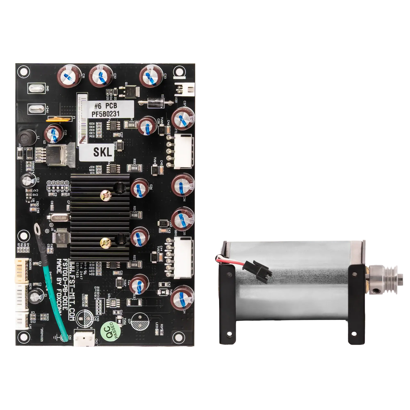 Whale Spa- PCB and DC Motor with Bracket