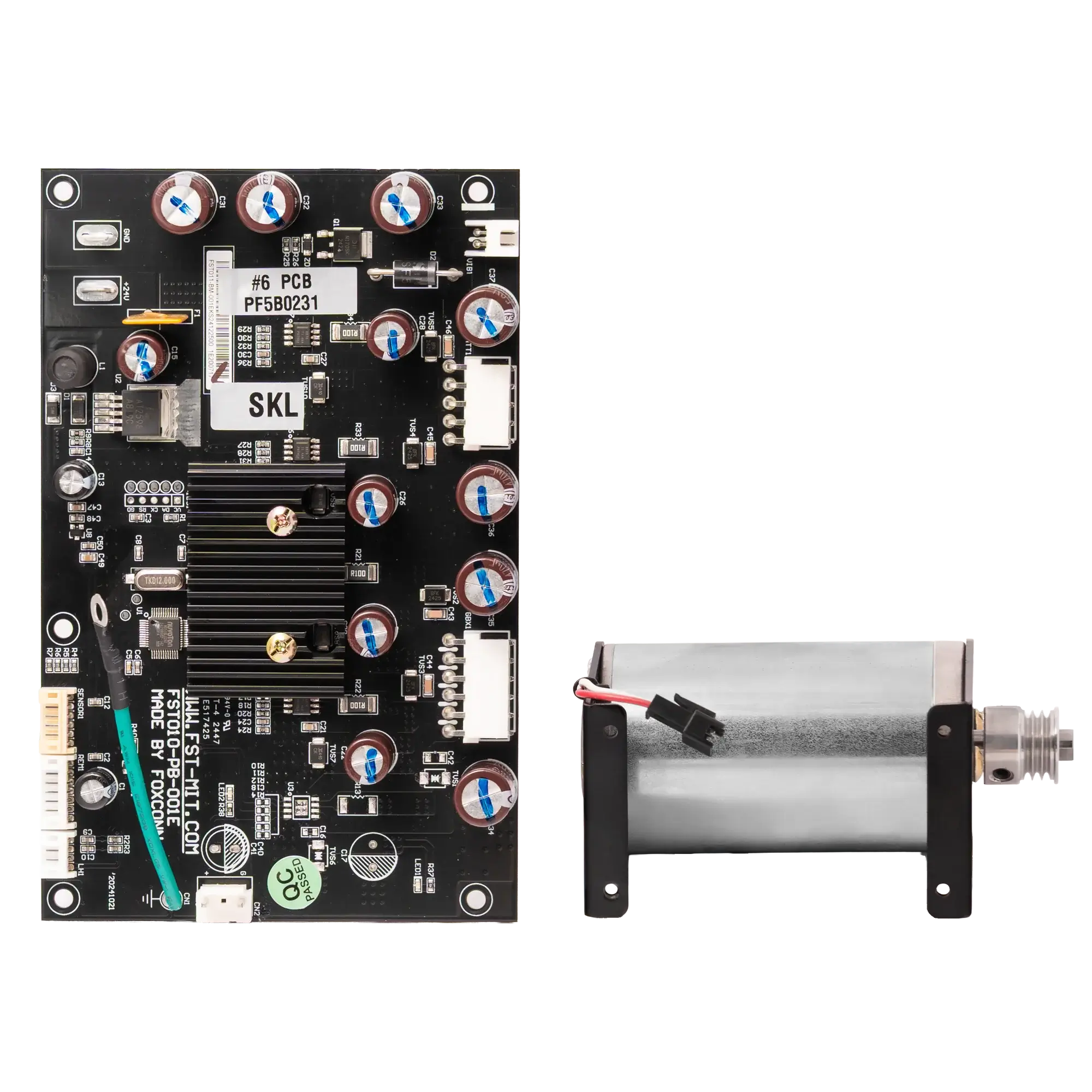 Whale Spa- PCB and DC Motor with Bracket