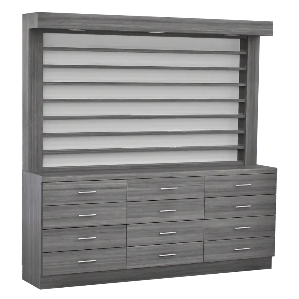 Whale Spa- Single Sided Polish & Powder Display/Cabinet