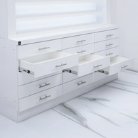 Whale Spa- Single Sided Double-Tier Polish Display/Cabinet