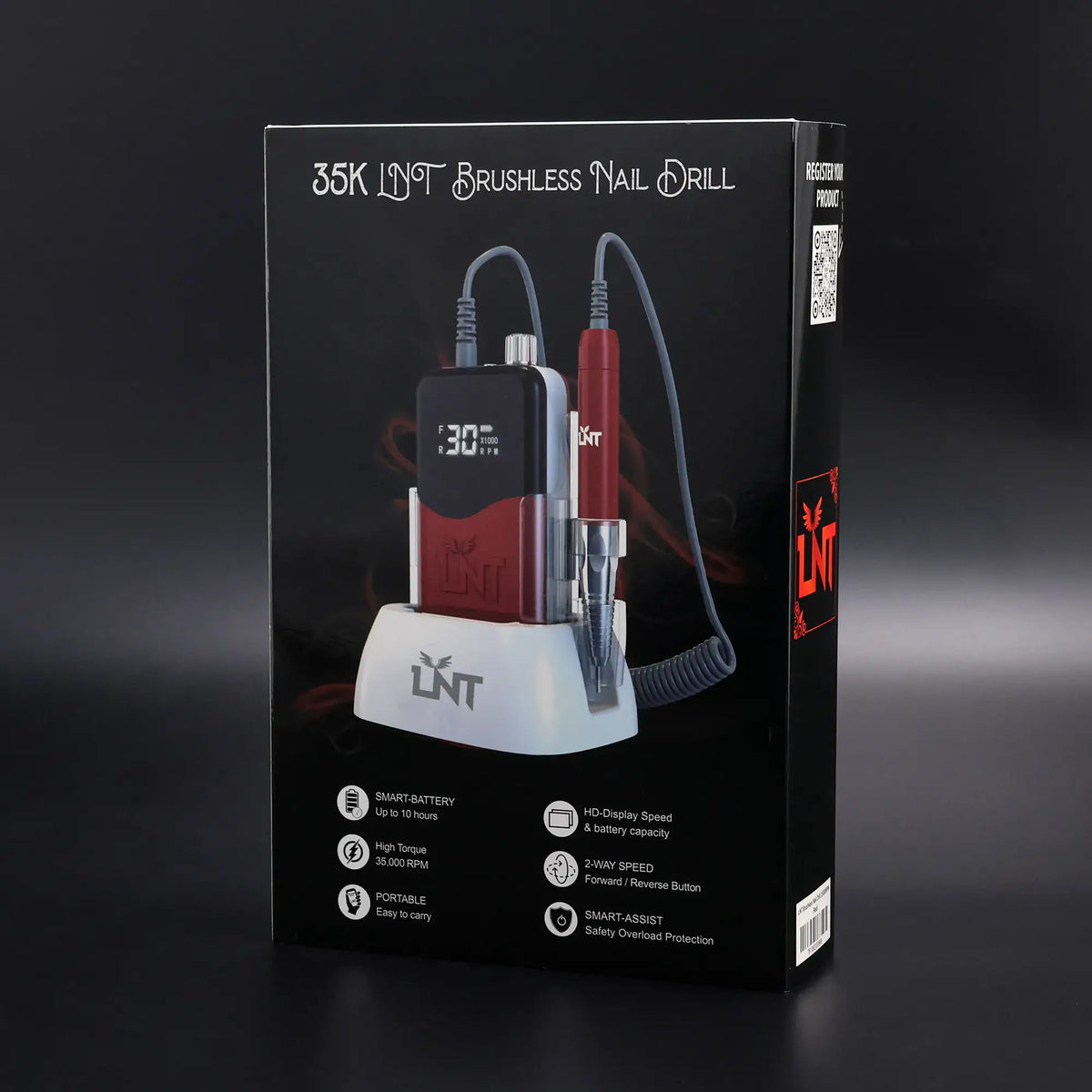 ATL- LNT Rechargeable Nail Drill (Red)