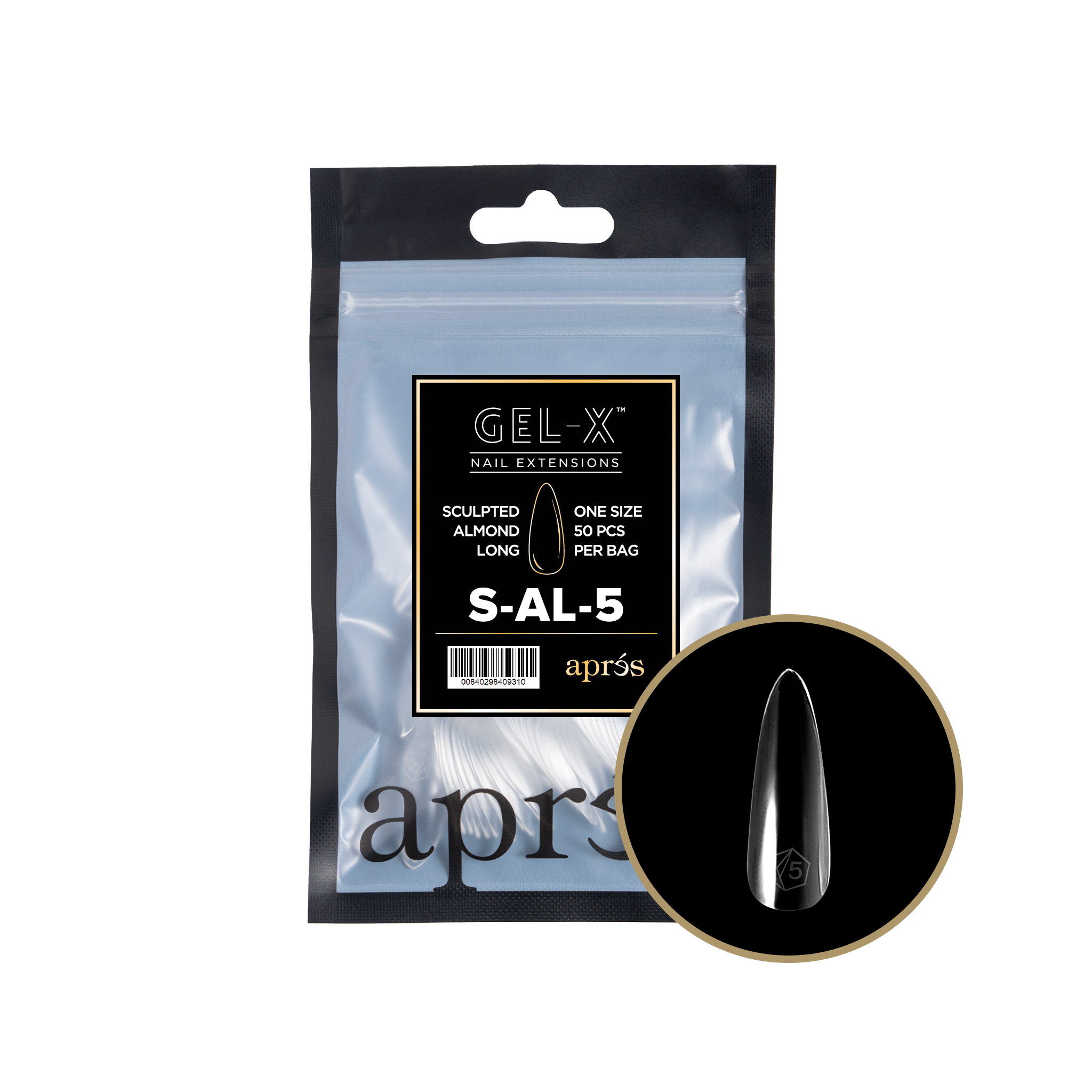 ATL- Sculpted Almond Refill Bags Gel-X Tips | APRES