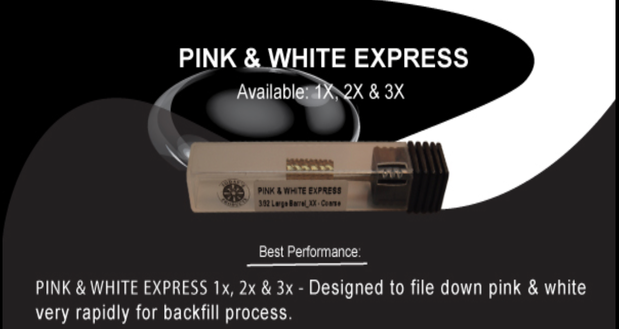 ATL- Pink & White Express Titanium Drill Bit | TODAY'S PRODUCT