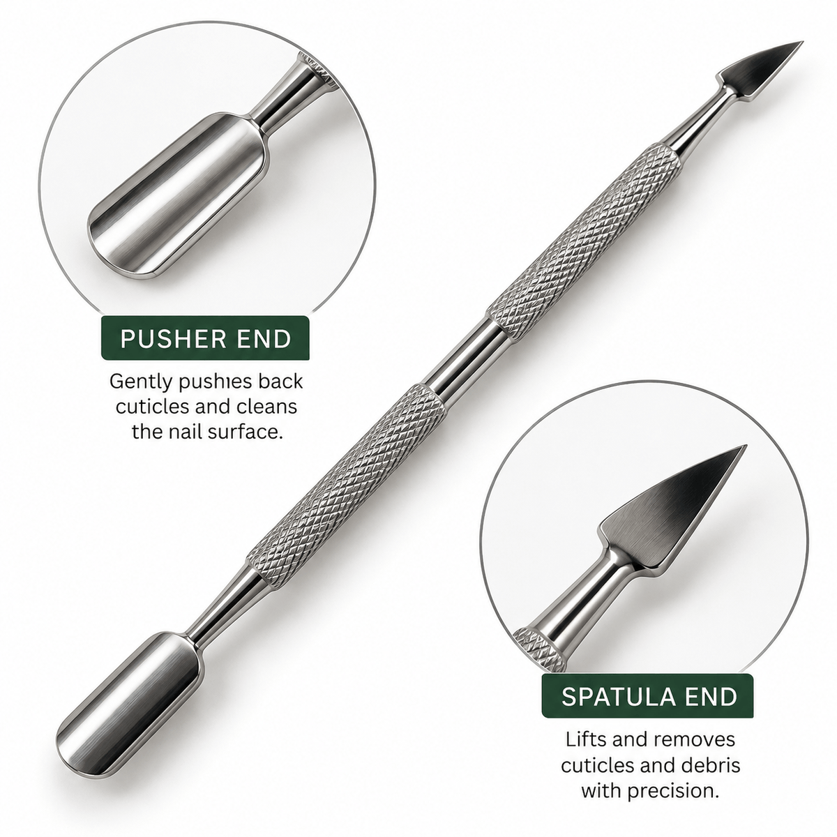ATL- Cuticle Pusher & Spatula