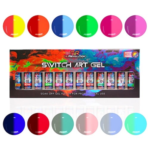 ATL- Switch Art Gel Color Changing (12 colors) | NuRevolution