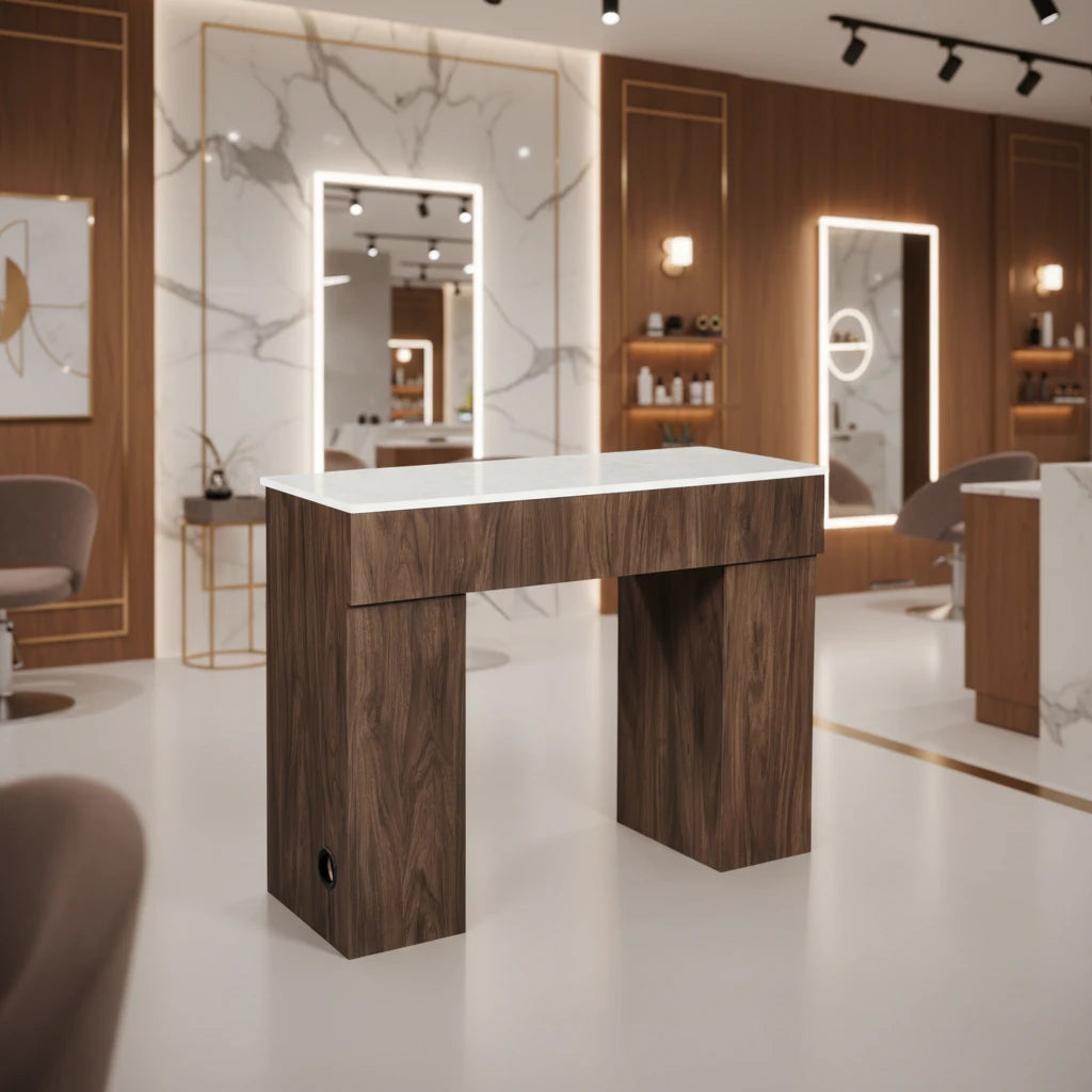 Whale Spa- TimberLuxe Manicure Table