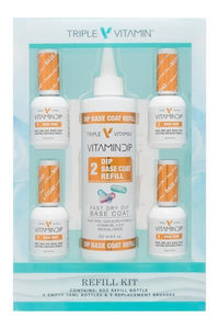 ATL- Step 2: Base Coat Refill Kit | Vitamin Dip Liquid