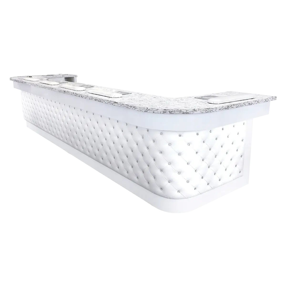 Whale Spa- Lux Tufted Nail Bar (Estimated Price, Please Contact for Pricing)