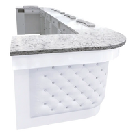 Whale Spa- Lux Tufted Nail Bar (Estimated Price, Please Contact for Pricing)