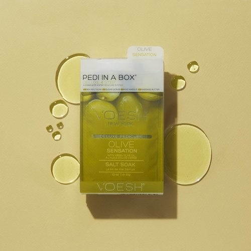 ATL- OLIVE SENSATION  - Voesh Pedi in a Box - Deluxe 4 Step