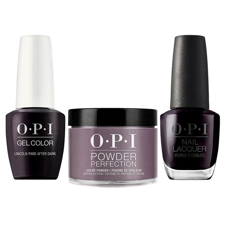 ATL- Lincoln Park After Dark #W42 | OPI Trio: Gel, Polish, Dip