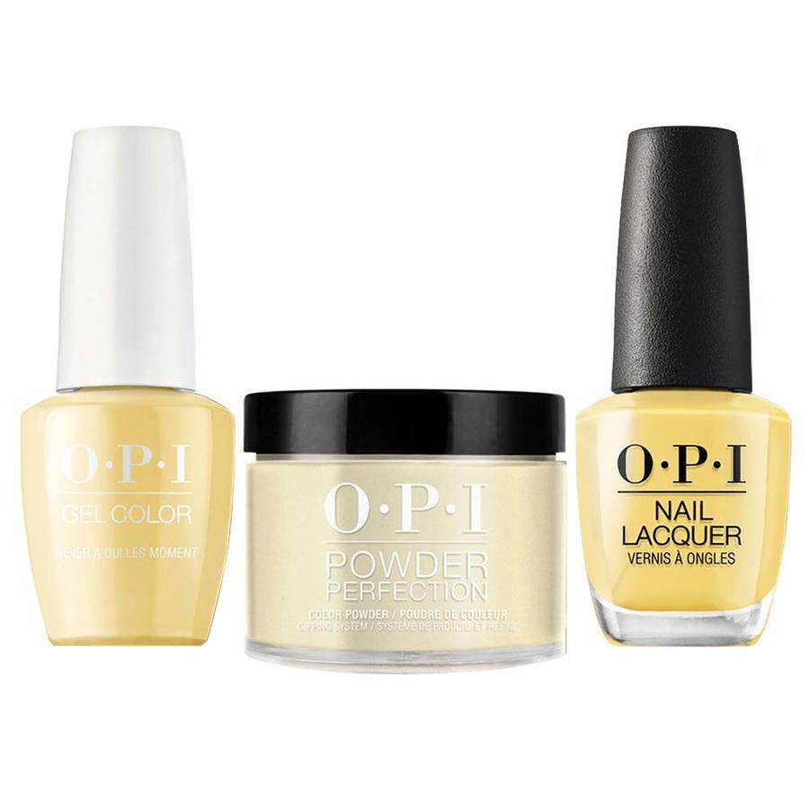 ATL- Suzi - Never a Dulles Moment #W56 | OPI Trio: Gel, Polish, Dip