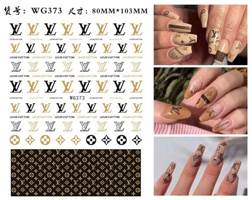 ATL- Nail Art Stickers (WG-373) 3-77-2