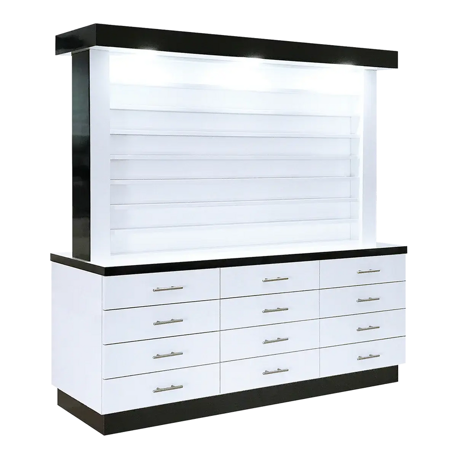 Whale Spa- Double Sided Polish & Powder Display/Cabinet