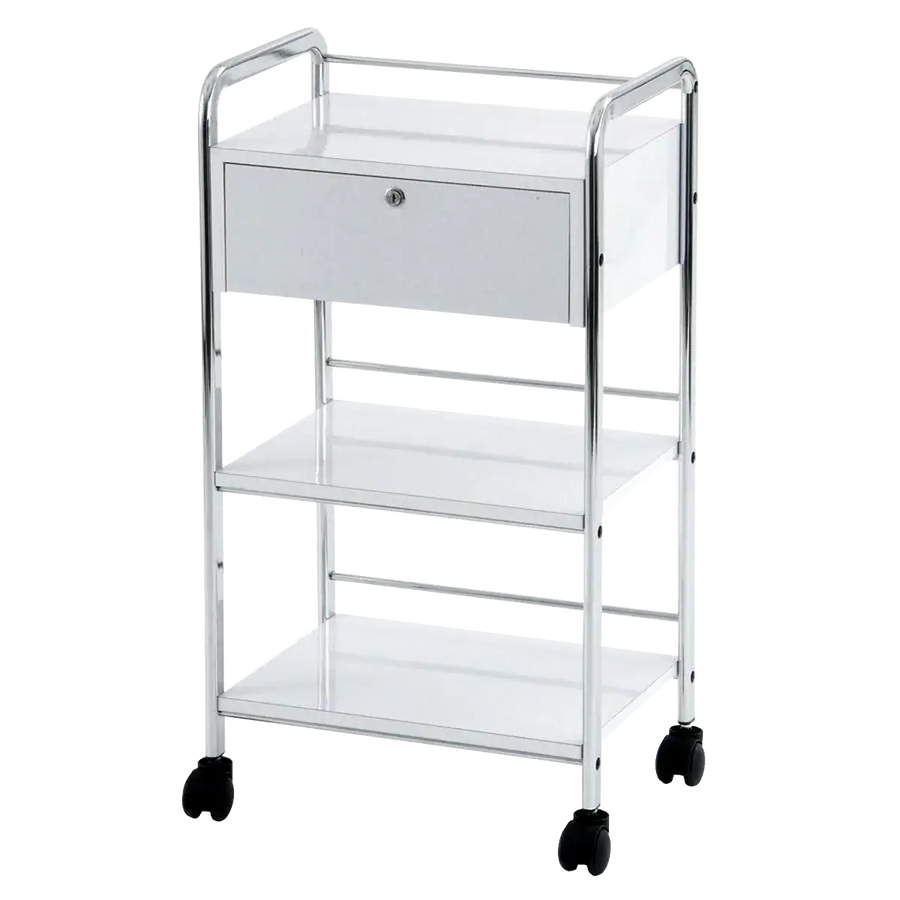 Whale Spa- Waxing Trolley ZD-108A (Gloss White)