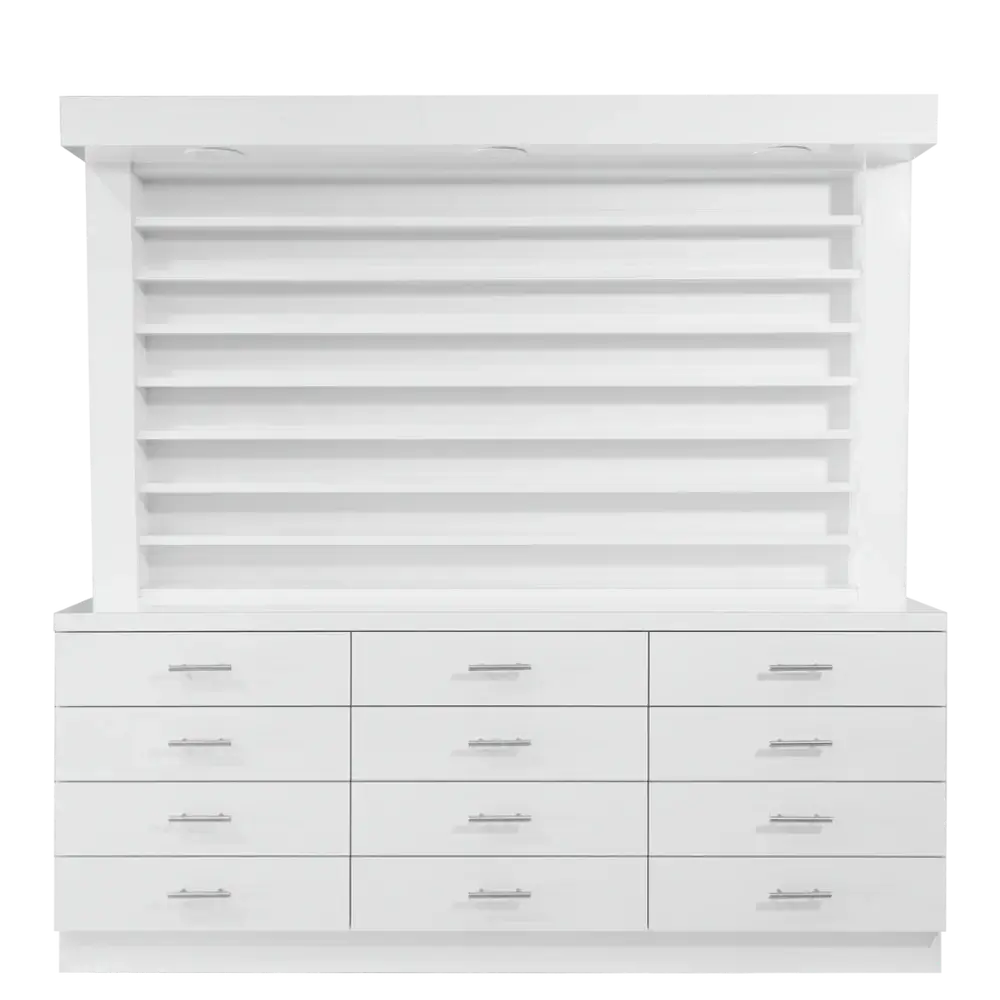 Whale Spa- Single Sided Polish & Powder Display/Cabinet