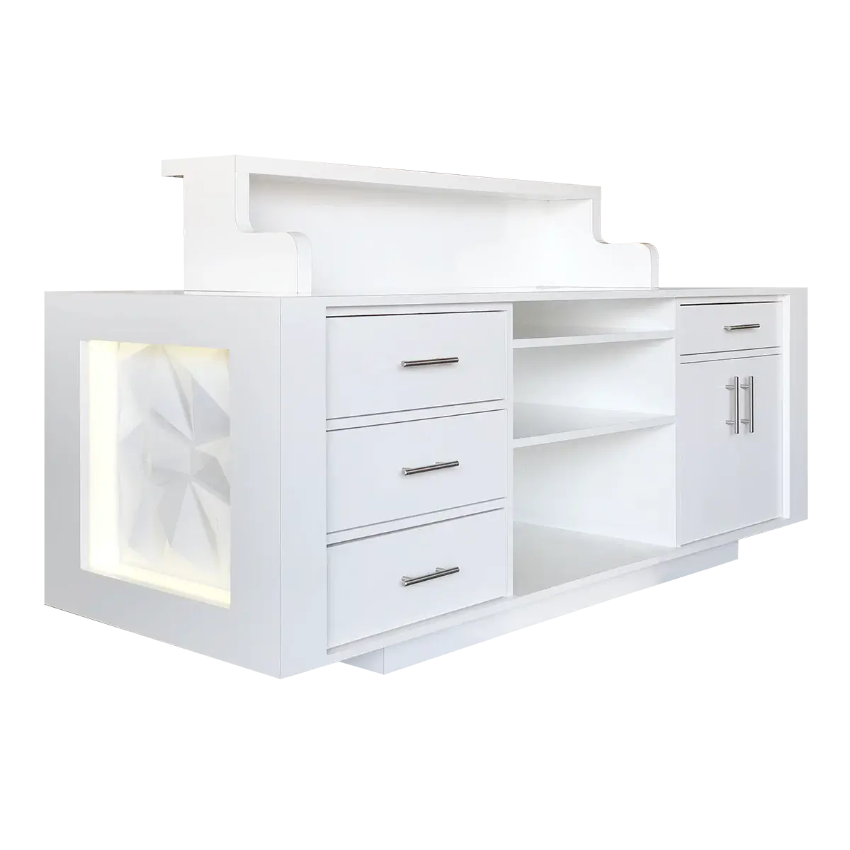 Whale Spa- Facet LED Reception Desk